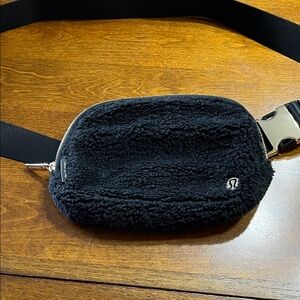 lululemon athletica Black Sherpa Crossbody Bag
